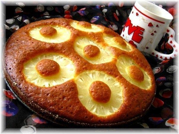 Пирог с консервированными ананасами 10578-0